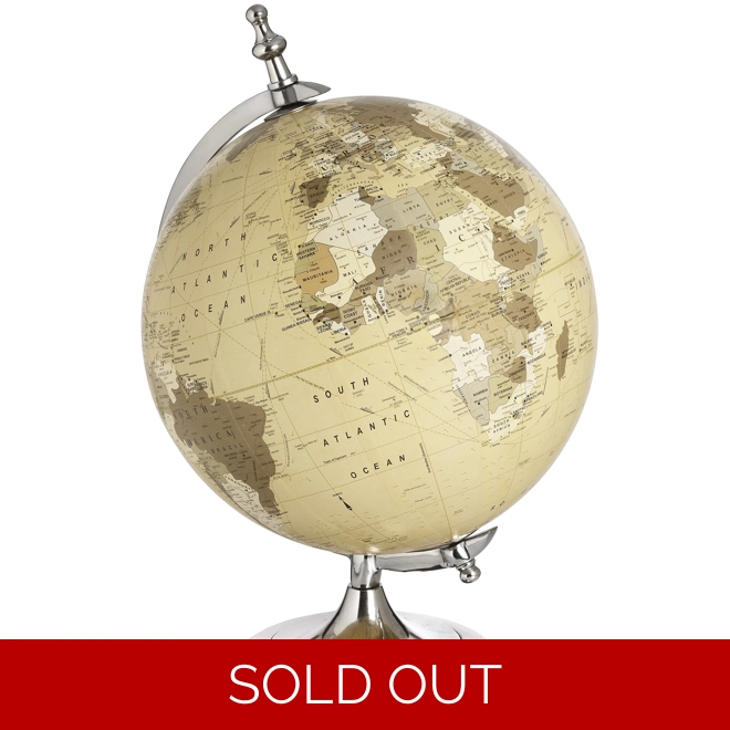 product Image for Chrome Desktop Globe